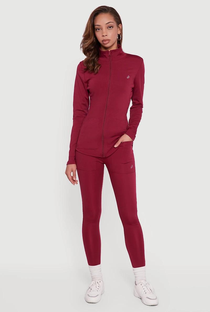 Fold Over Leggings with Pockets