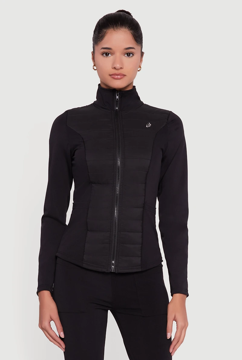 Hybrid Quilted Activewear Jacket