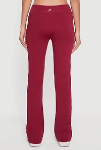 Slim Bootcut Active Pants with Front Pockets