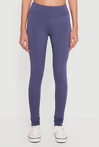 Solid High Waisted Leggings