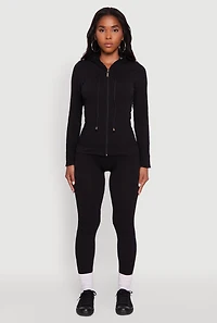 Womens Seamless Geometric Patterned Leggings, S-M