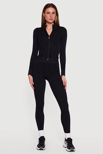Seamless High Waisted Activewear Leggings
