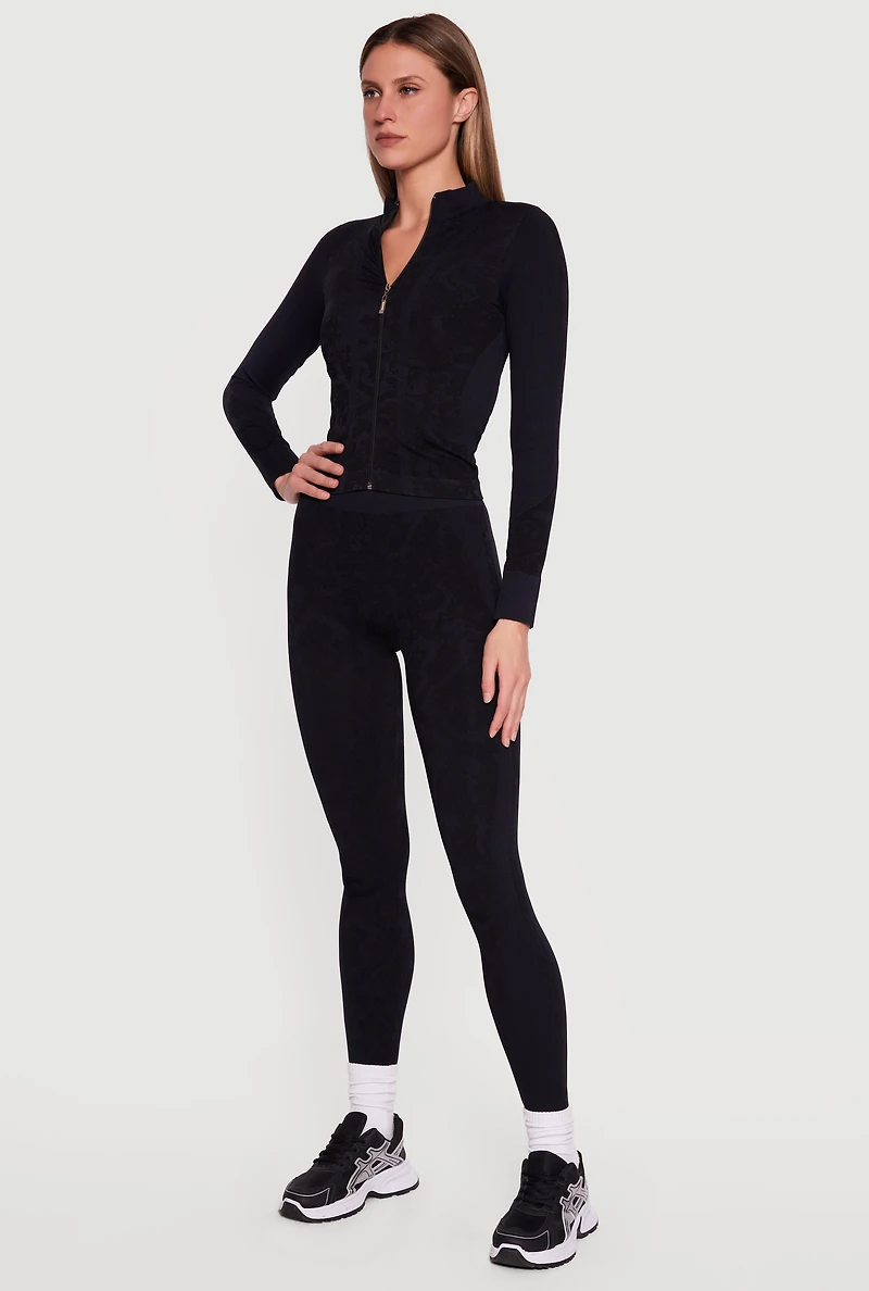 Seamless High Waisted Activewear Leggings