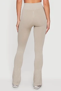 Acid Wash High Waisted Bootcut Active Pants
