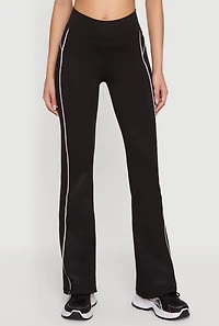 Contrast Piping Active Pants