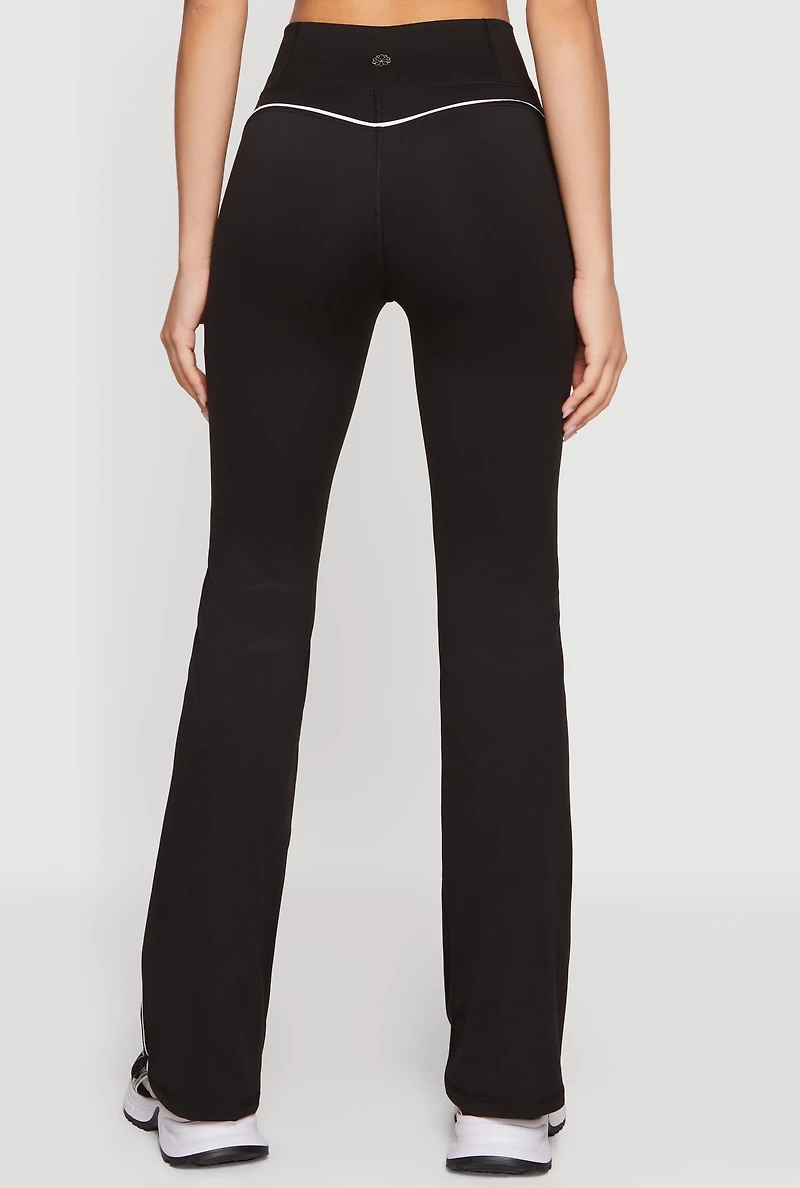 Contrast Piping Active Pants