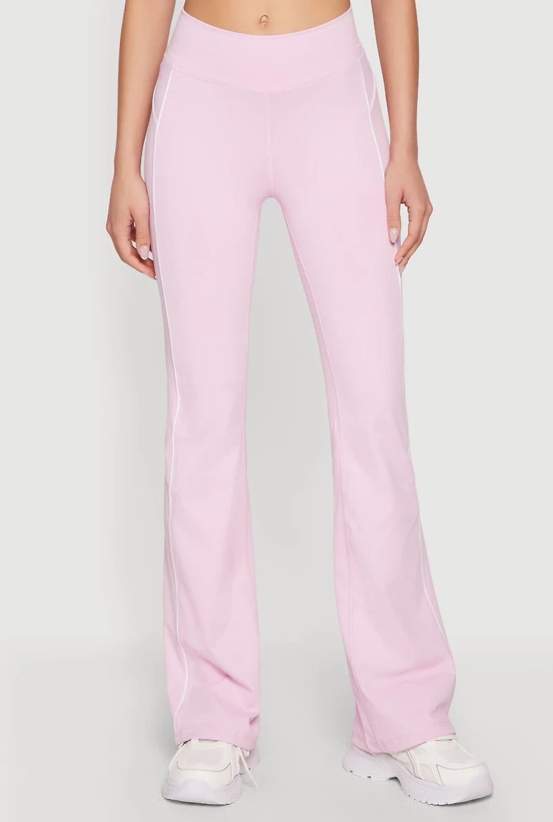 Contrast Piping Active Pants
