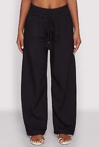 Linen High Waisted Pants
