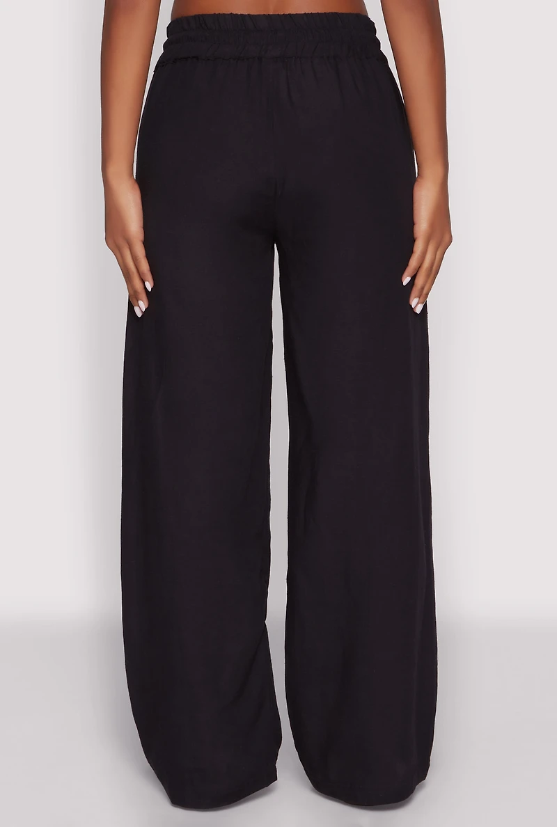Linen High Waisted Pants