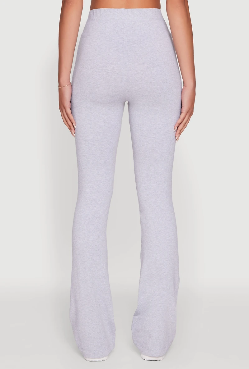 High Waisted Slim Bootcut Yoga Pants
