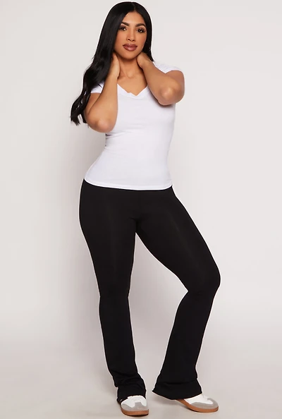 High Waist Boot Cut Pants