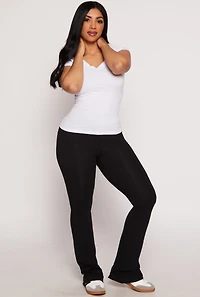 High Waist Boot Cut Pants