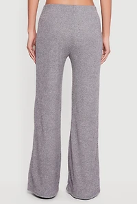 Brushed Rib Knit Pull On Pants