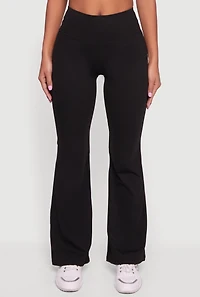 High Waisted Flare Leg Active Pants