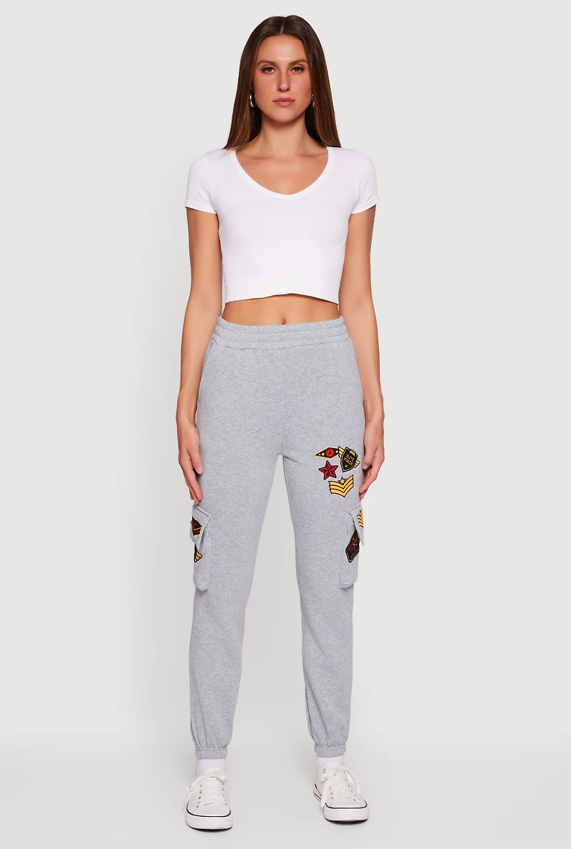 Elite Force Patch Graphic High Waisted Sweatpants
