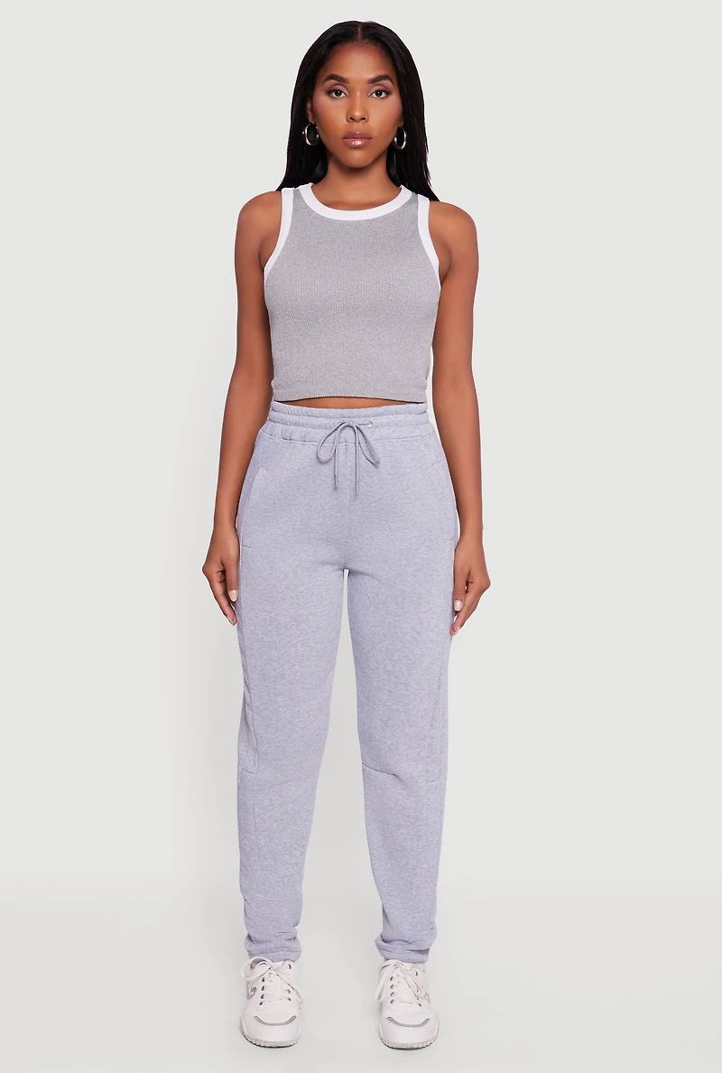Drawstring Waist Barrel Sweatpants