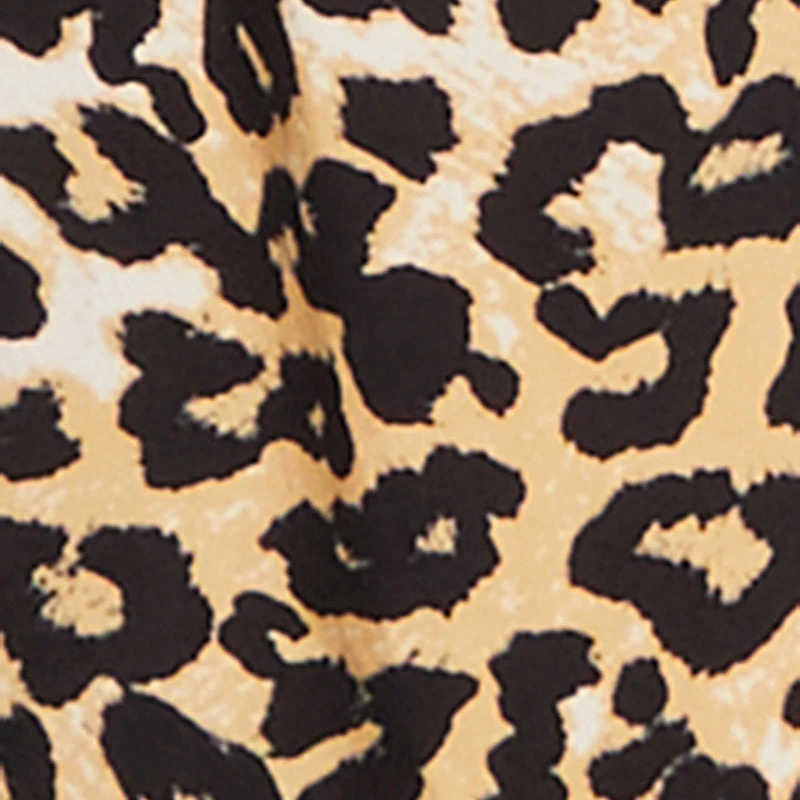 Varsity Stripe Leopard Print Pants