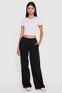 Trendy Cargo Pocket Pull On Pants