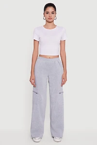 Trendy Cargo Pocket Pull On Pants