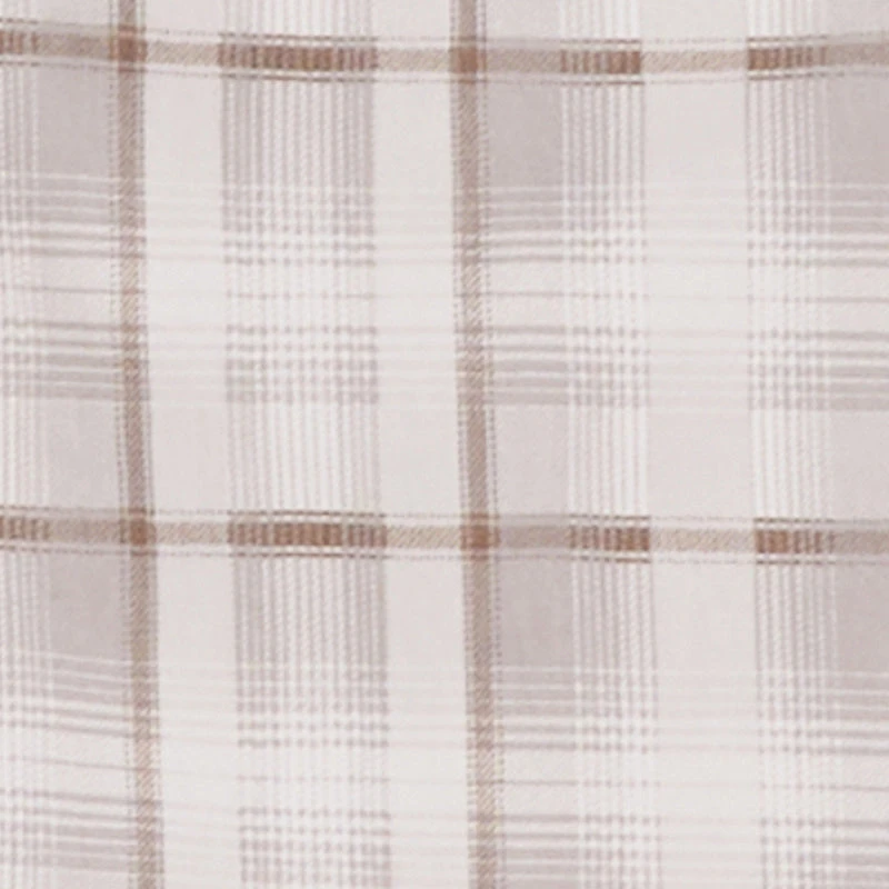 Plaid Double Belted Detail Asymmetrical Skirt