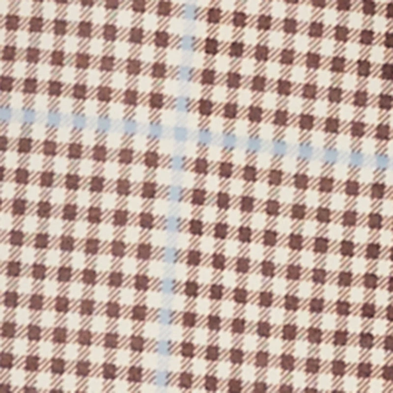 Plaid Pleated Mini Skirt with Faux Pocket