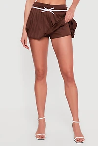 Bow Detail Pleated Skort