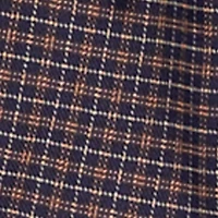 Tie Waist Belted Mini Plaid Pleated Skirt