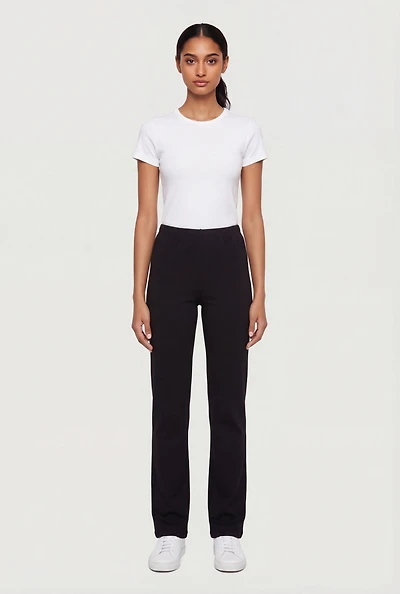 High Waisted Straight Leg Pants