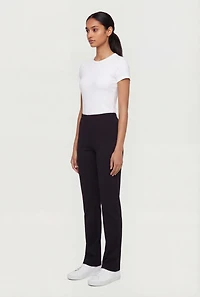 High Waisted Straight Leg Pants