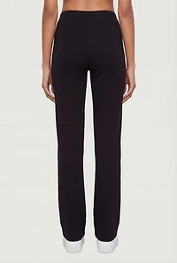 High Waisted Straight Leg Pants