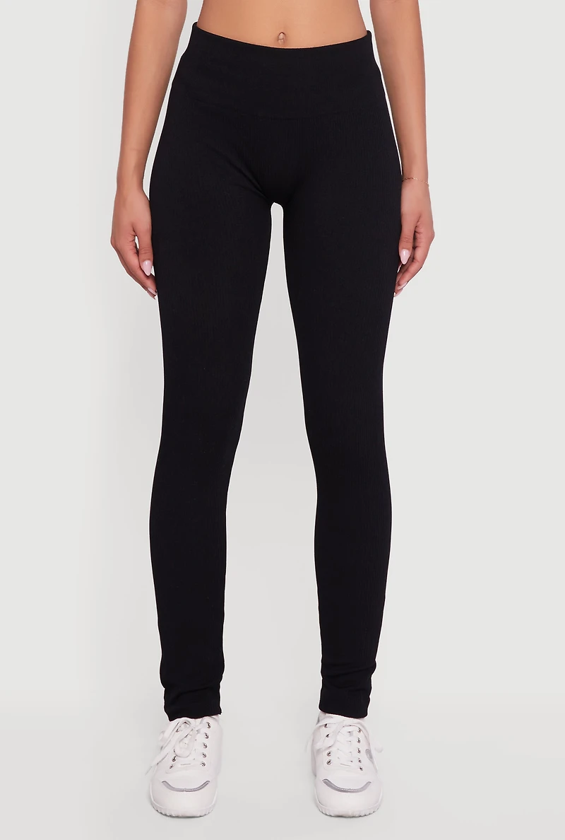 Ribbed Seamless High Waisted Leggings