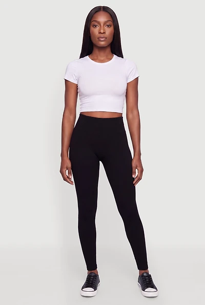 Compression Rib Seamless Leggings