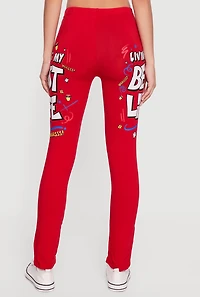 Living My Best Life Graphic Pull On Leggings