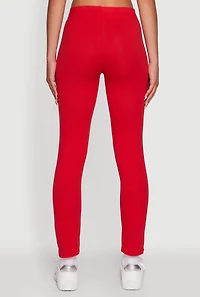 Womens Trendy Boss Graphic Leggings, Red, Size M