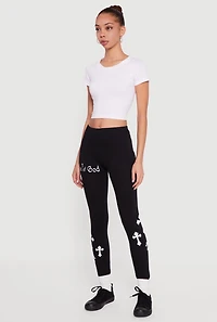 Grace Of God Graphic Leggings