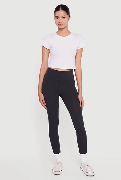 Basic High Waisted Leggings