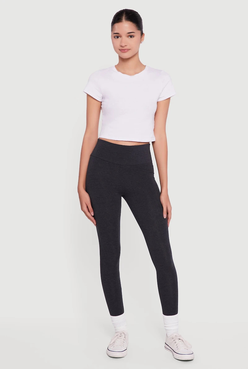Basic High Waisted Leggings