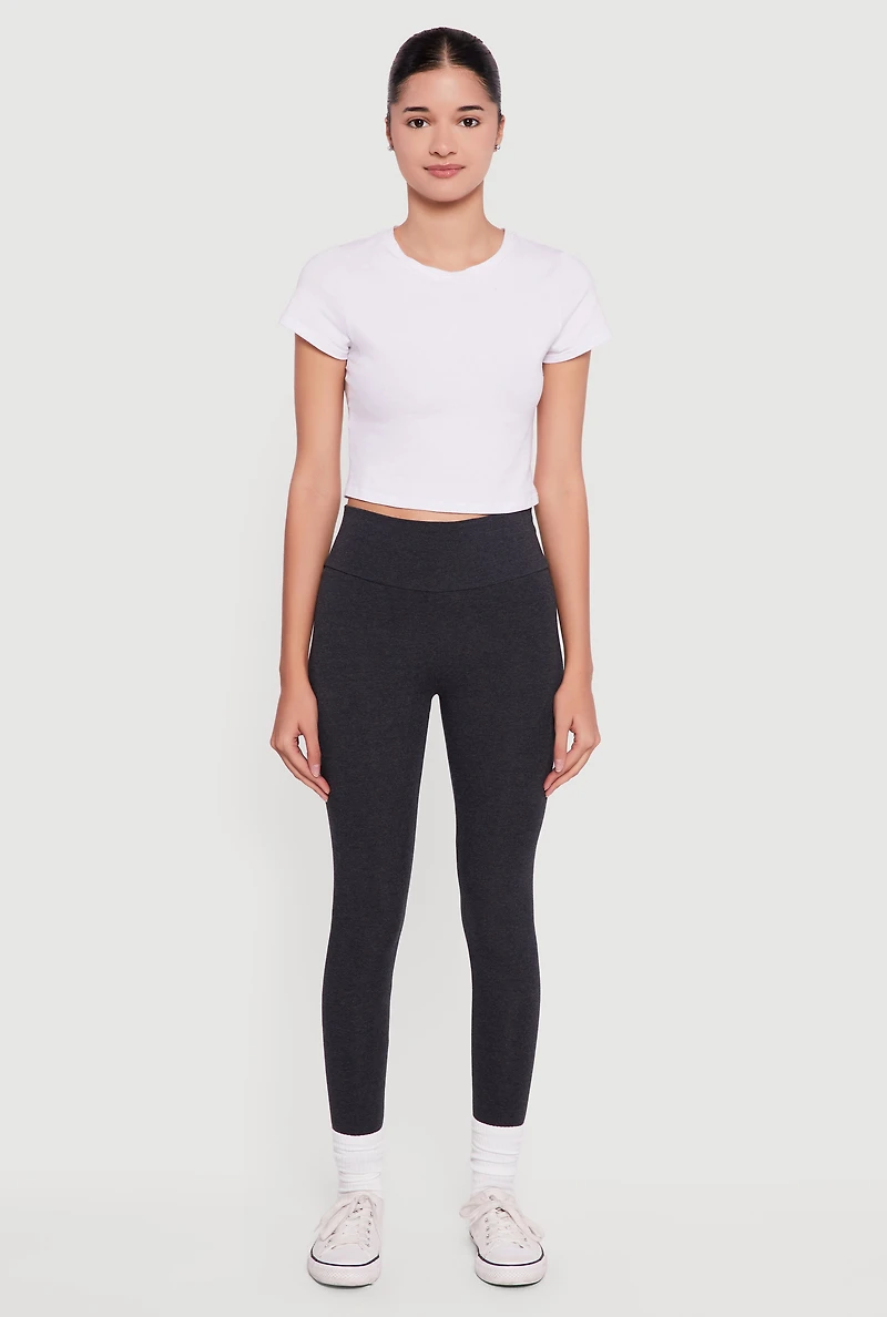 Basic High Waisted Leggings