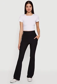 High Waisted Flare Leggings