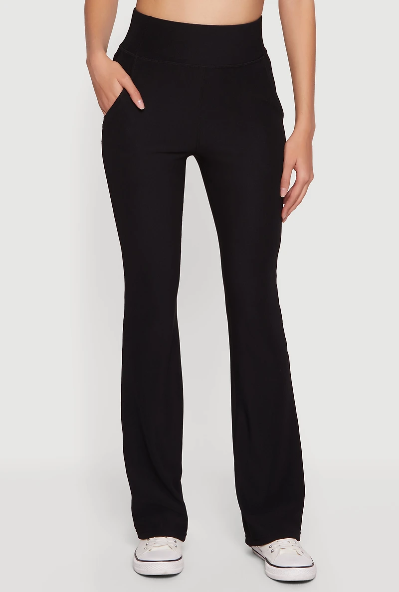 High Waisted Flare Leggings