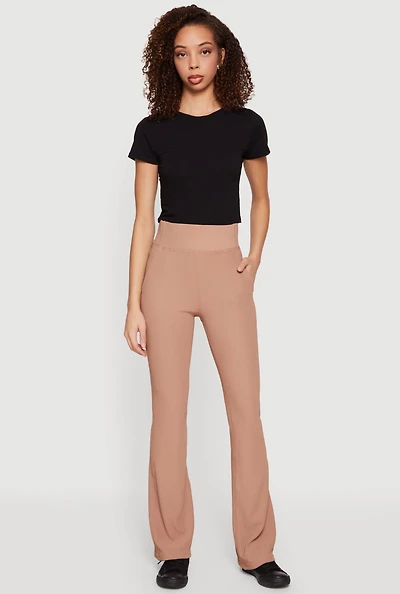 High Waisted Flare Leggings