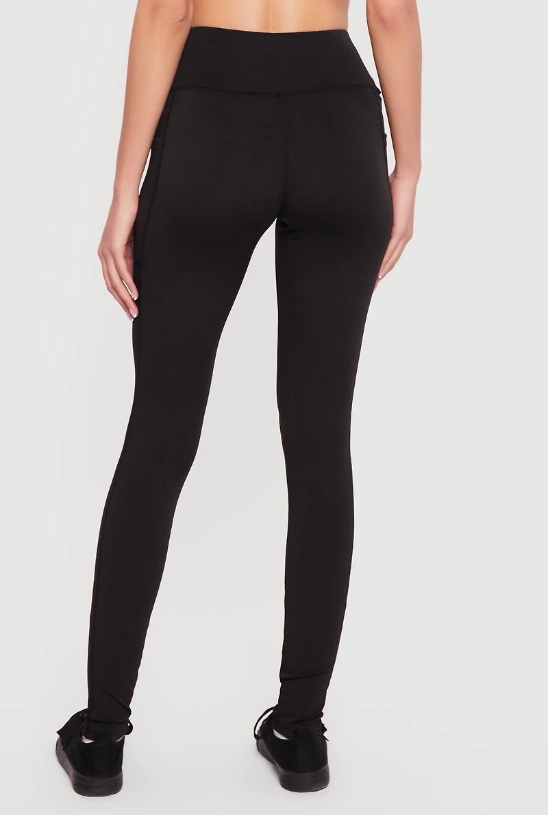 High Waisted Tummy Tucker Cell Phone Pocket Leggings