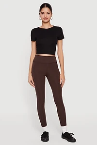 High Waisted Tummy Tucker Cell Phone Pocket Leggings