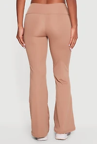 Trendy Cell Phone Pocket Flare Leg Yoga Pants