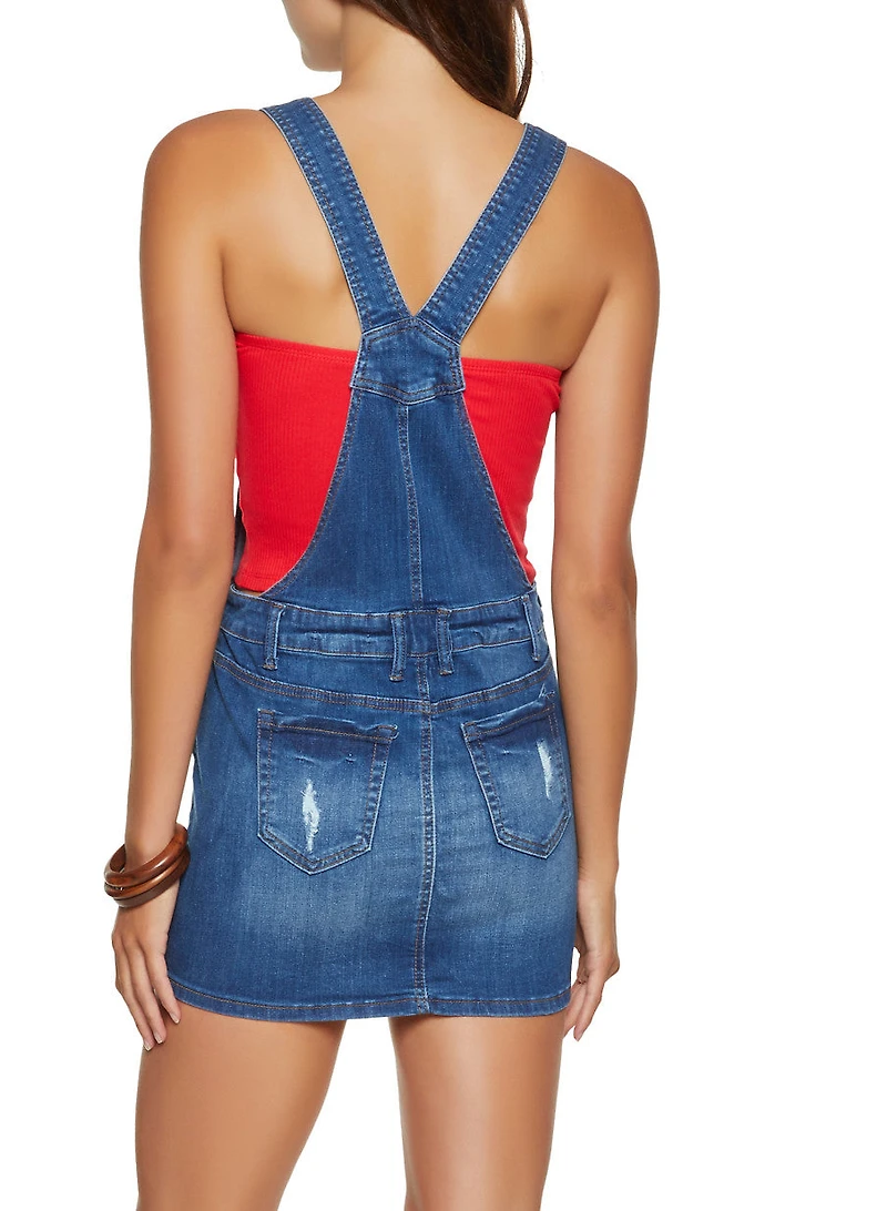 WAX Denim Overall Dress