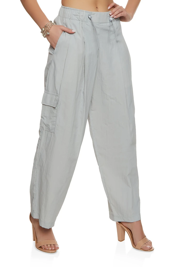 Wide Fit Parachute Pants