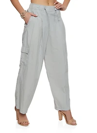 Wide Fit Parachute Pants