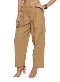 Wide Fit Parachute Pants
