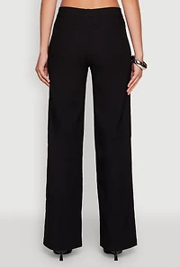 Womens Hyperstretch Straight Leg Jeans, Black, Size S