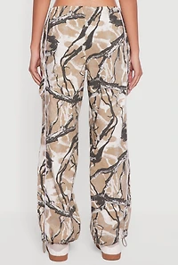 Womens Hunter Camo Hyper Stretch Drawstring Waist Joggers, Multi,